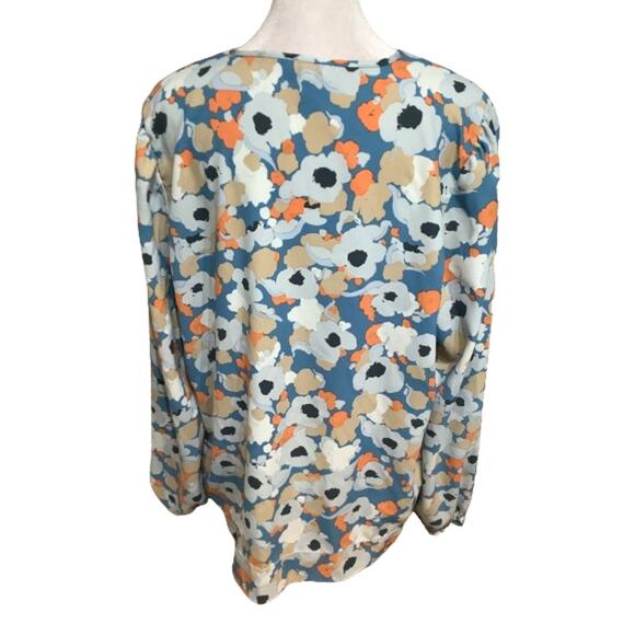 Joie Multicolor Long Sleeve Blouse, Size M - Floral, Boho, Chic - Picture 3 of 7